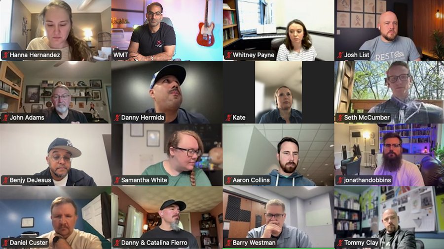 Live worship leader Q&A and hot-seat coaching session on a group video call